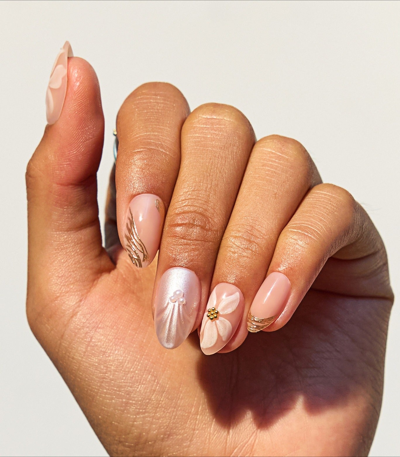 nail art fleurs printemps