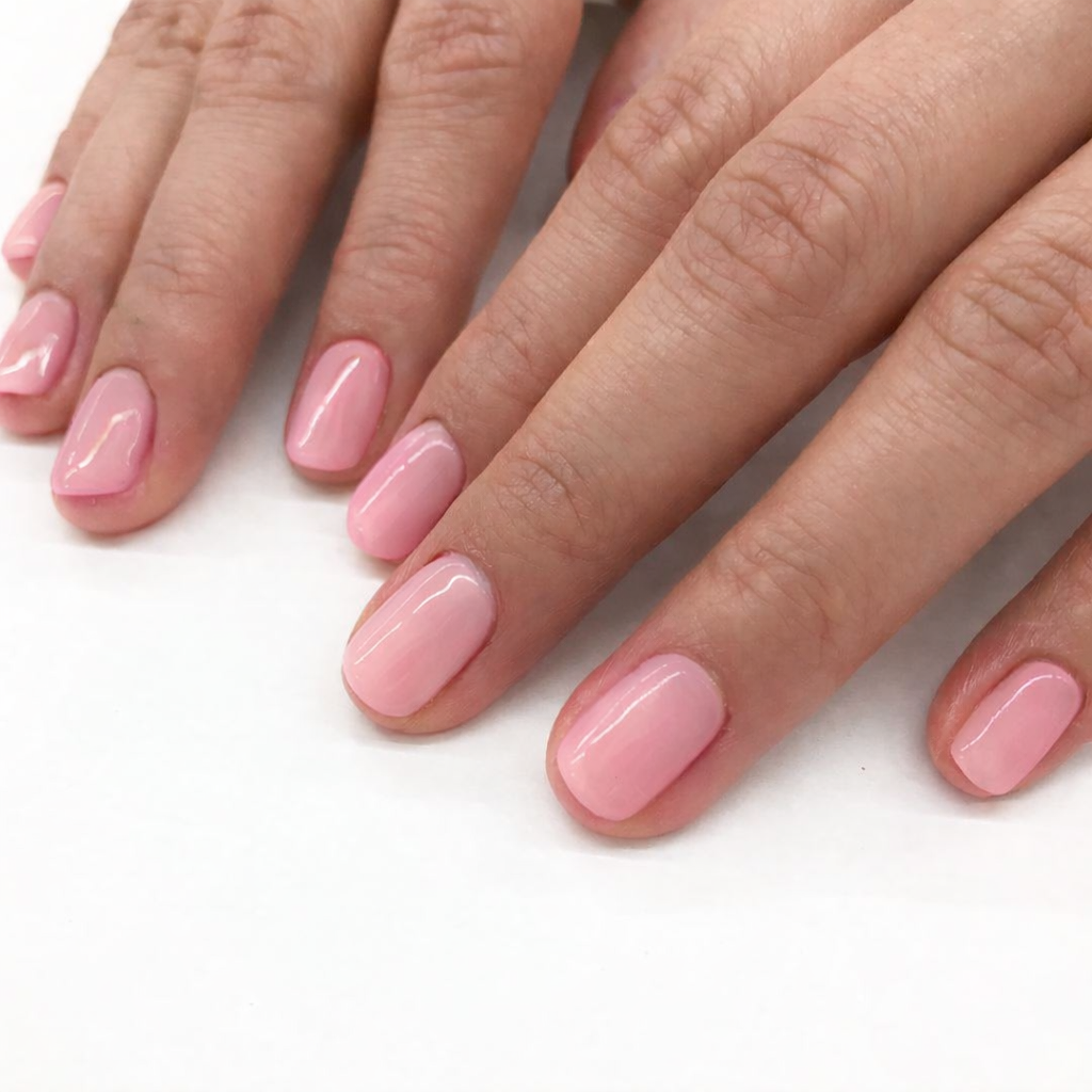 Faux ongles press on nails roses réutilisables, manucure féminine élégante 