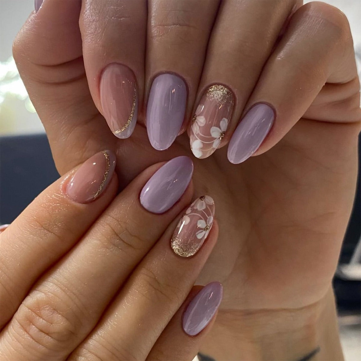 faux ongles pastel nail art fleurs ongles pastel tendance press on nails popnails
