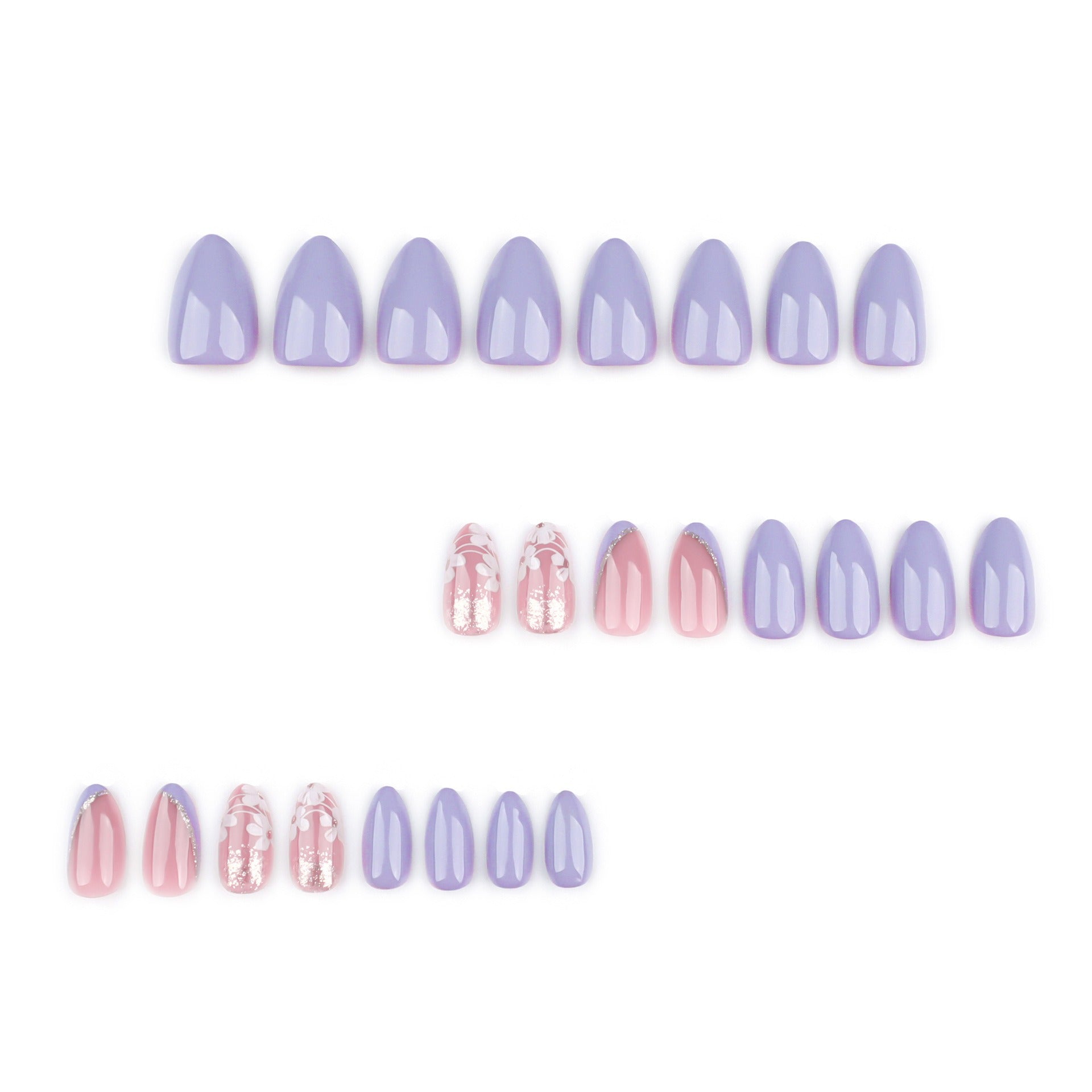 faux ongles pastel nail art fleurs ongles pastel tendance press on nails popnails