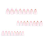 faux ongles press on nails fleurs nude babyboomer manucure chic