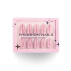 faux ongles press on nails rose nude brillant ongles courts effet naturel manucure élégante réutilisable