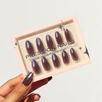 faux ongles marron chocolat manucure marron elegante popnails