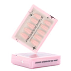 faux ongles roses french manucure rose ongles printemps popnails