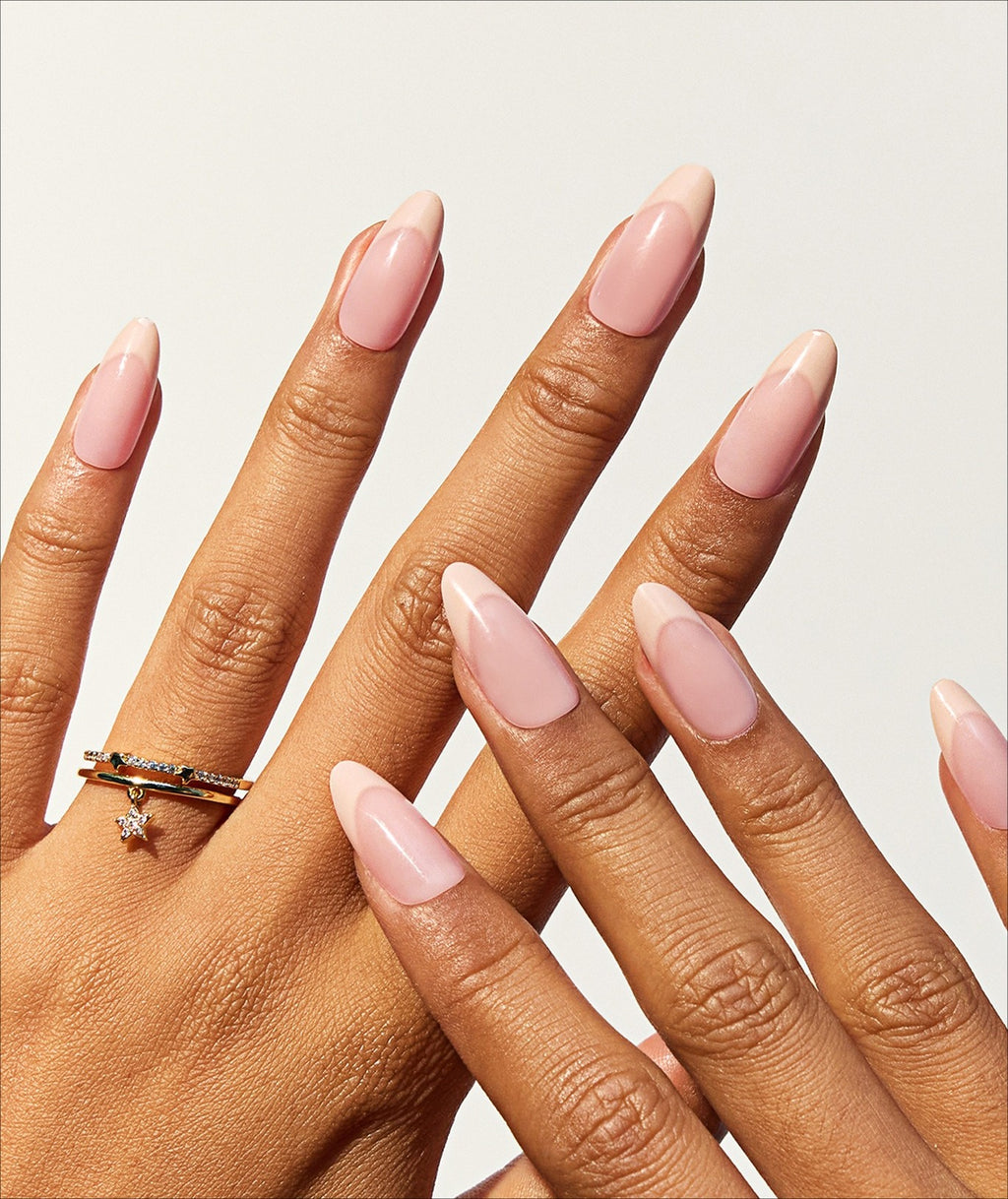 faux ongles roses french manucure rose ongles printemps popnails