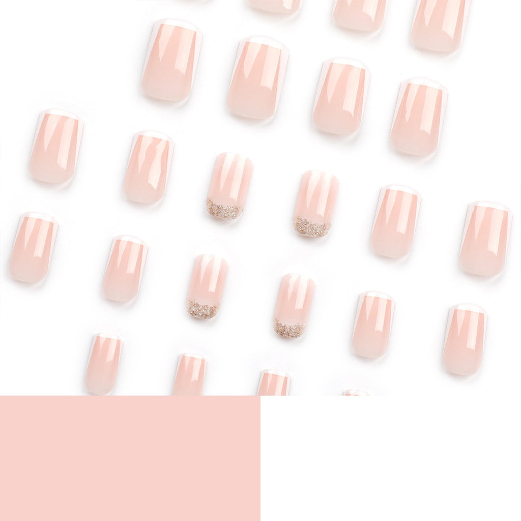 faux ongles mariage french elegante details dores