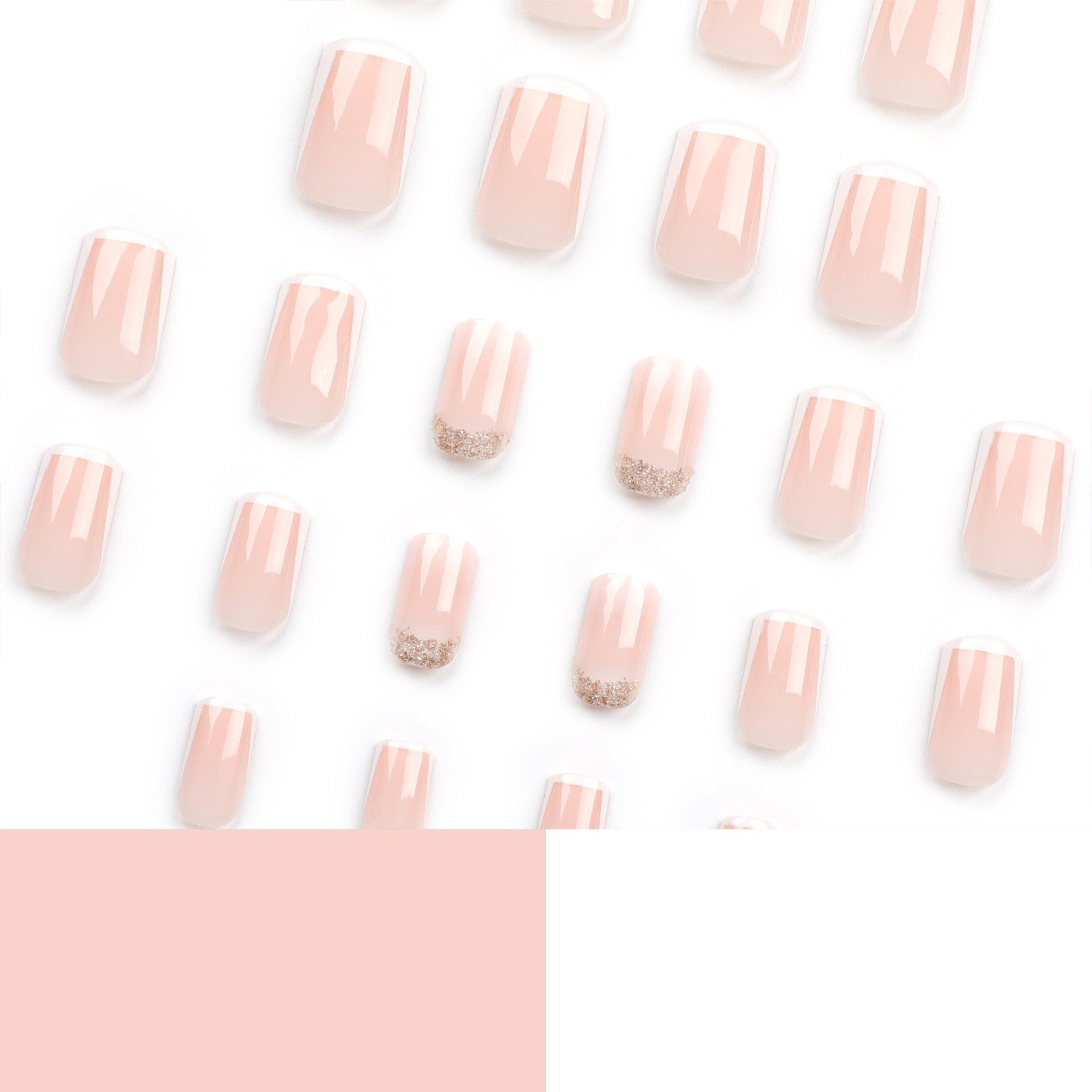 faux ongles mariage french elegante details dores