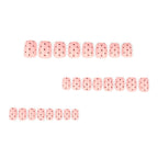 press on nails rose pale pois chocolat tendance